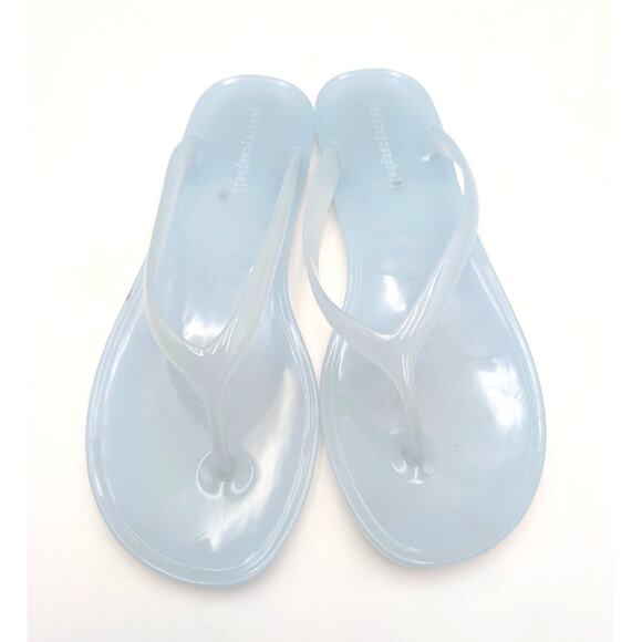 Jeffrey Campbell Beach Day Jelly Flip Flop Sandals Women's Blue Size US8 EU39 - Picture 3 of 10